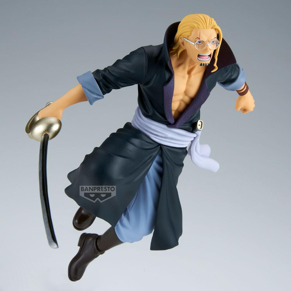 Figura banpresto one piece battle record collection silvers rayleigh 16cm