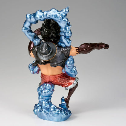 Figura banpresto one piece king of artist monkey d.luffy (snakeman) 19cm