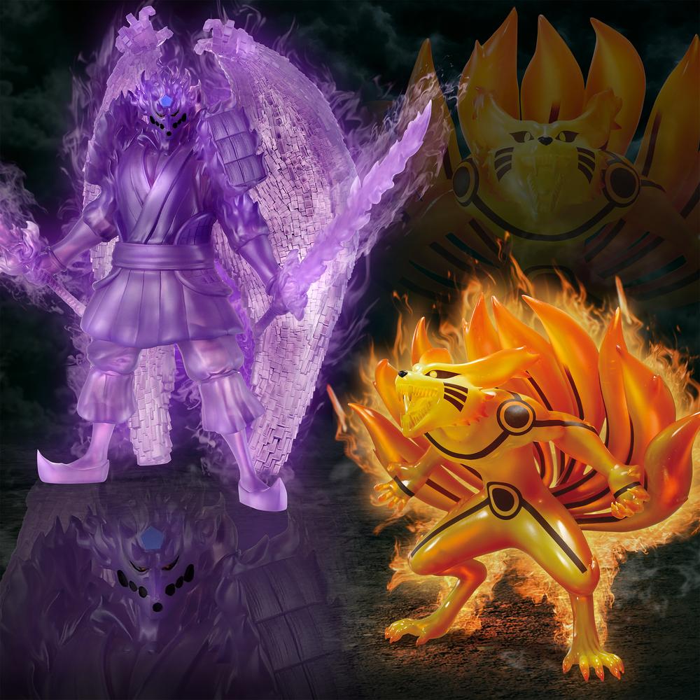 Figura banpresto naruto shippuden susano'o & kurama(kurama link mode)figure(b:kurama(kurama link mode))