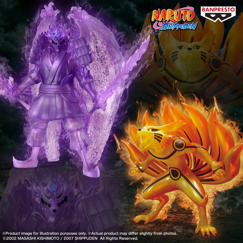 Figura banpresto naruto shippuden susano'o & kurama(kurama link mode)figure(b:kurama(kurama link mode))