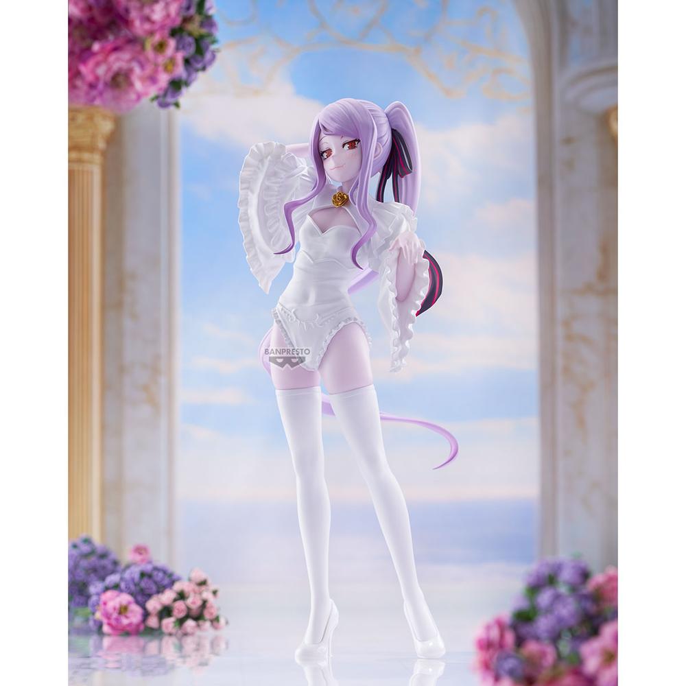 Figura banpresto overlord glitter&glamours - shalltear - wedding ver.
