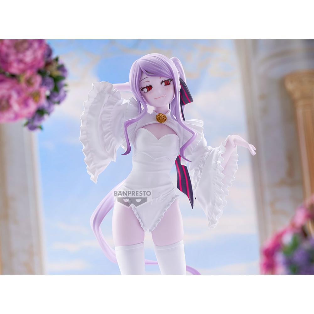 Figura banpresto overlord glitter&glamours - shalltear - wedding ver.