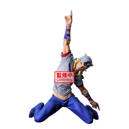 Figura banpresto jojo's bizarre adventure steel ball run mometria johnny joestar