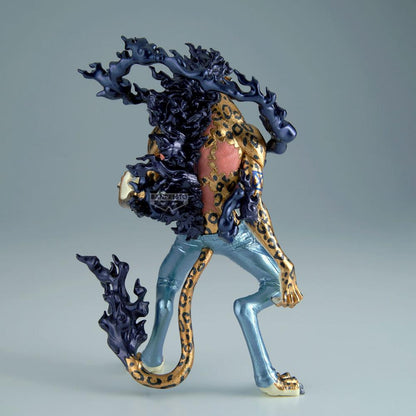 Figura banpresto one piece king of artist rob lucci awakening - special ver. -