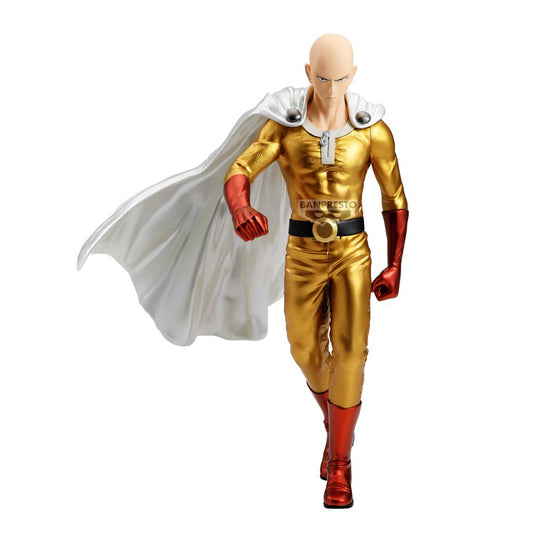 Figura banpresto one punch man grandista saitama metallic ver. 27cm