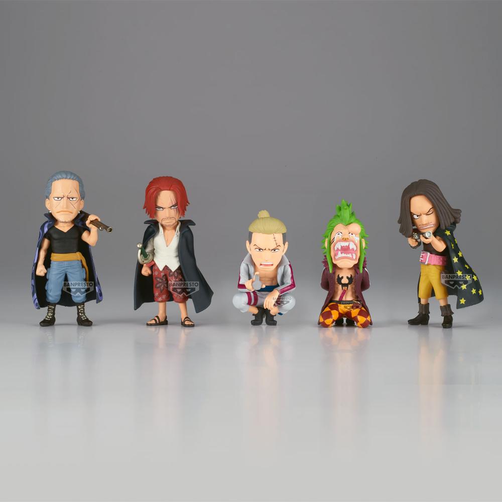 Figura banpresto one piece world collectable figure - red hair pirates vs bartolomeo -