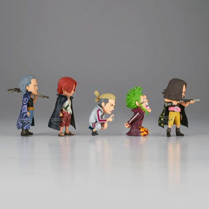 Figura banpresto one piece world collectable figure - red hair pirates vs bartolomeo -