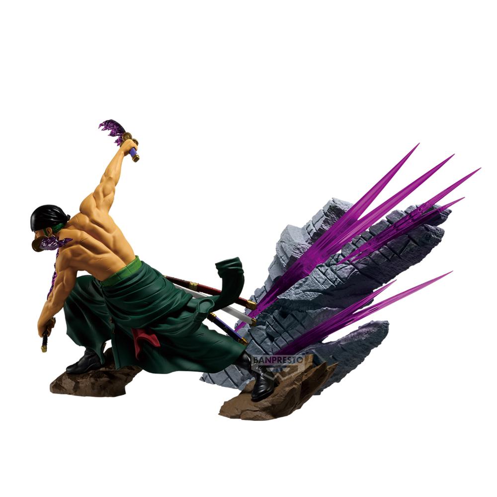 Figura banpresto one piece theorama soul roronoa zoro 21cm