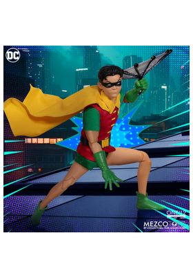 Figura mezco toyz dc universe one:12 collective robin golden age edition 28cm