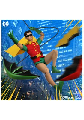 Figura mezco toyz dc universe one:12 collective robin golden age edition 28cm