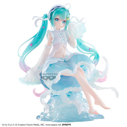 Figura banpresto hatsune miku banpresto evolve clearluxe jellyfish 20cm