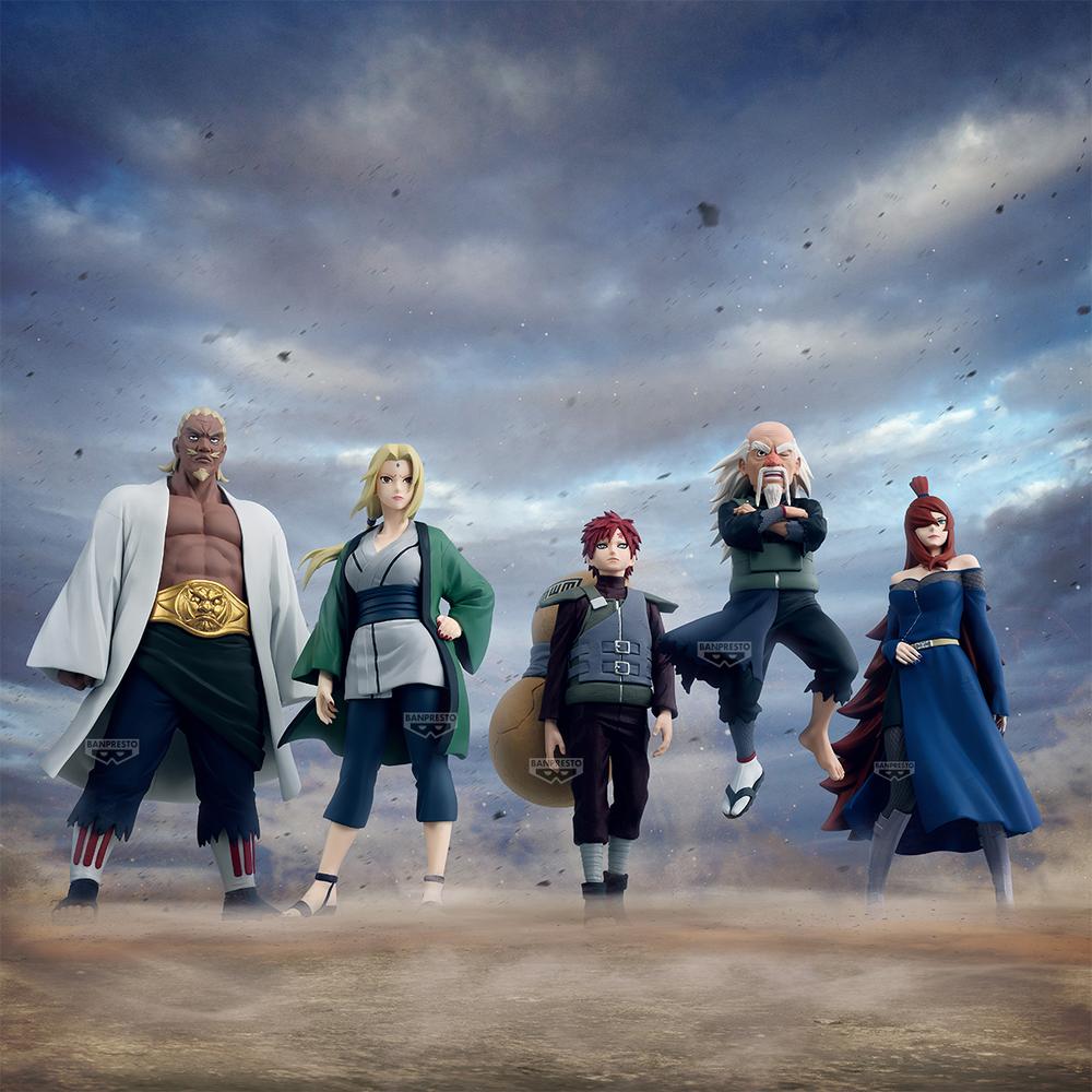 Figura banpresto naruto shippuden hokage tsunade 17cm
