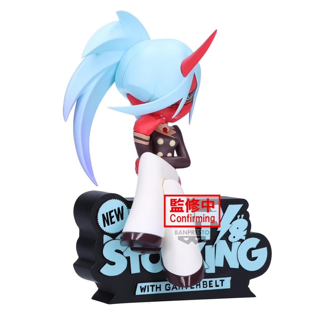 Figura banpresto new panty & stocking with garterbelt monitor top figz kneesocks 12cm