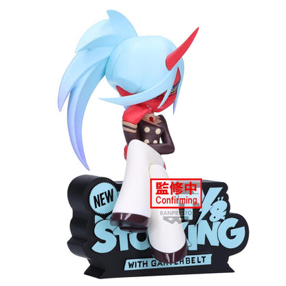 Figura banpresto new panty & stocking with garterbelt monitor top figz kneesocks 12cm