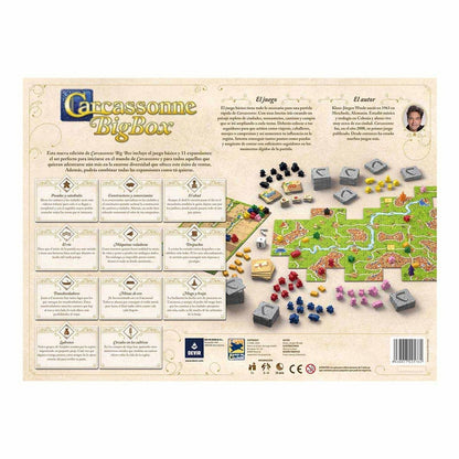 Juego de mesa devir carcassonne big box