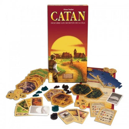 Juego de mesa devir colonos de catan 5 - 6 jugadores pegi 10