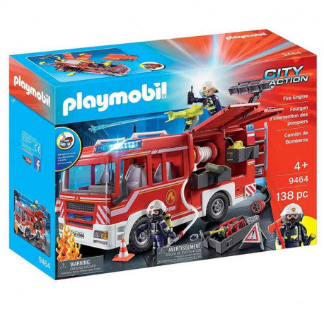 Playmobil ciudad accion -  camion de bomberos