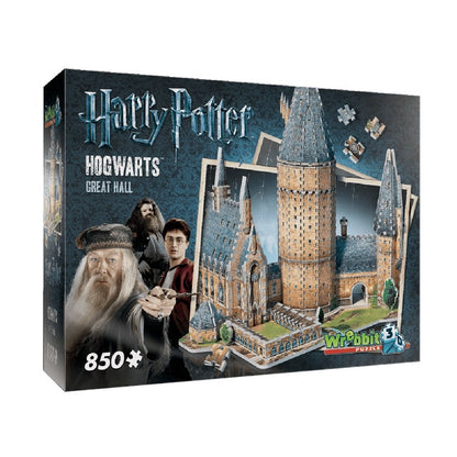 Puzzle 3d wrebbit harry potter gran salon de hogwarts 850 piezas