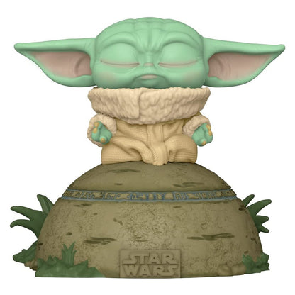 Funko pop deluxe star wars the mandalorian the child usando la fuerza (sfx) 58390