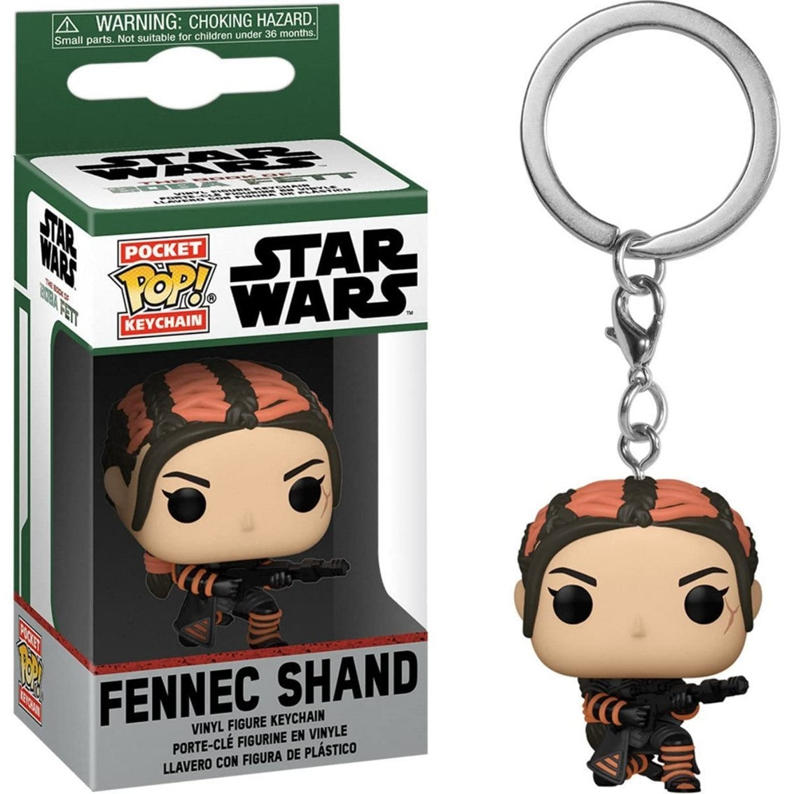 Funko pop keychain llavero star wars the book of boba fett fennec