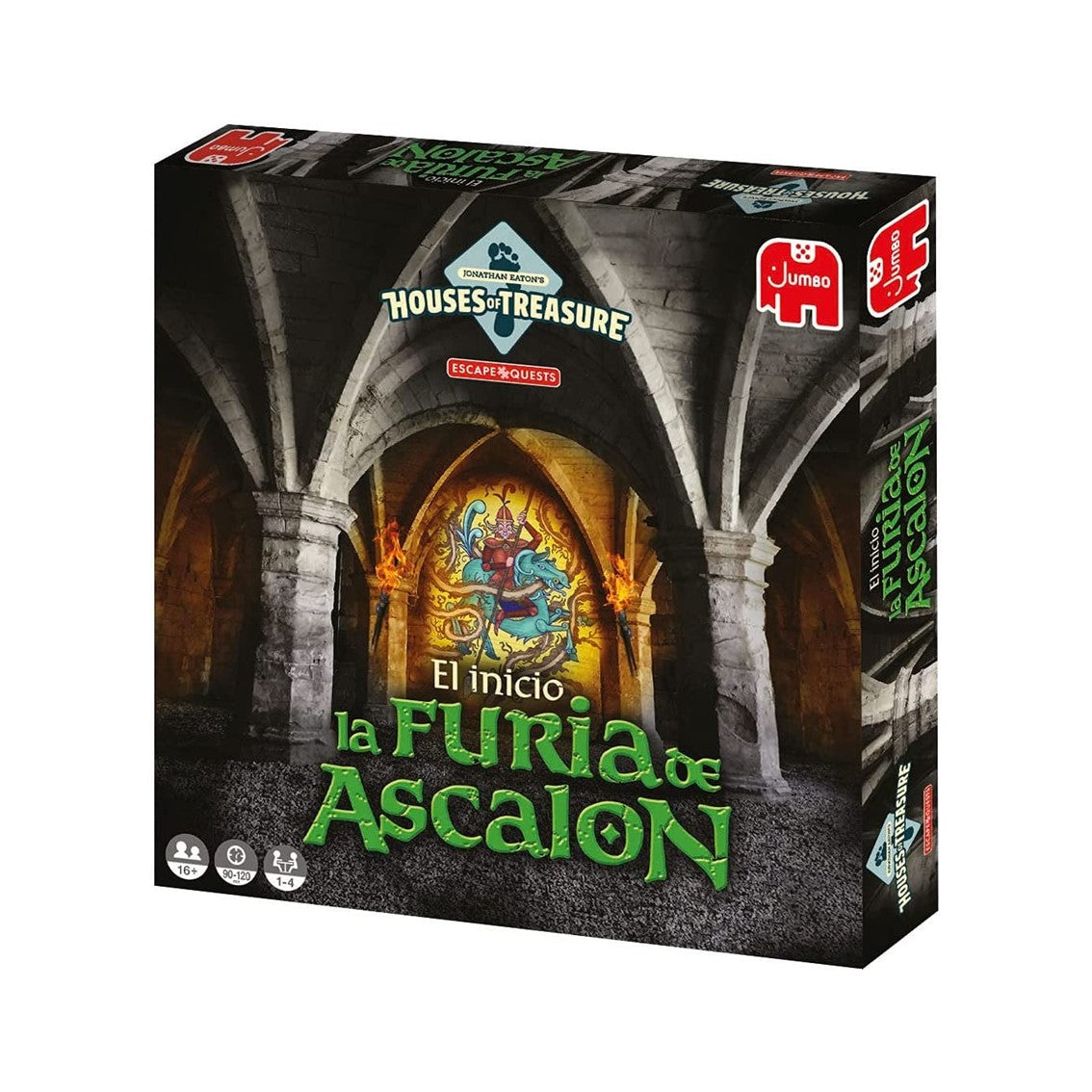 Juego de mesa escape quest el inicio -  la furia de ascalon pegi 16