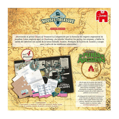 Juego de mesa escape quest el inicio -  la furia de ascalon pegi 16