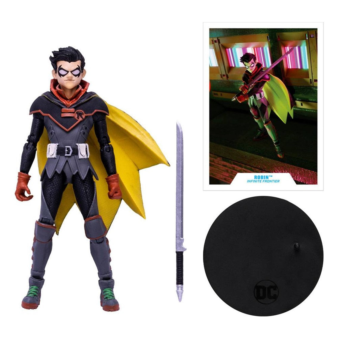 Figura mcfarlane toys dc multiverse robin infinite frontier