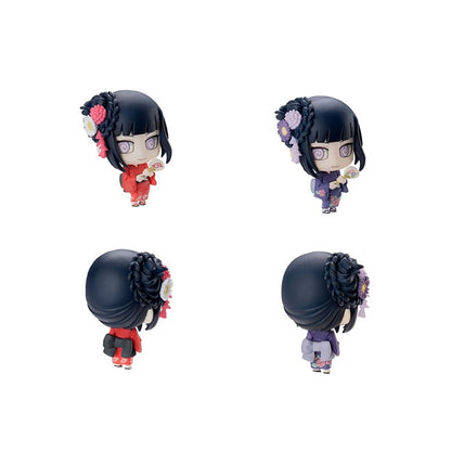 Set figuras con postales megahouse naruto shippuden petit chara land 10th anniversary