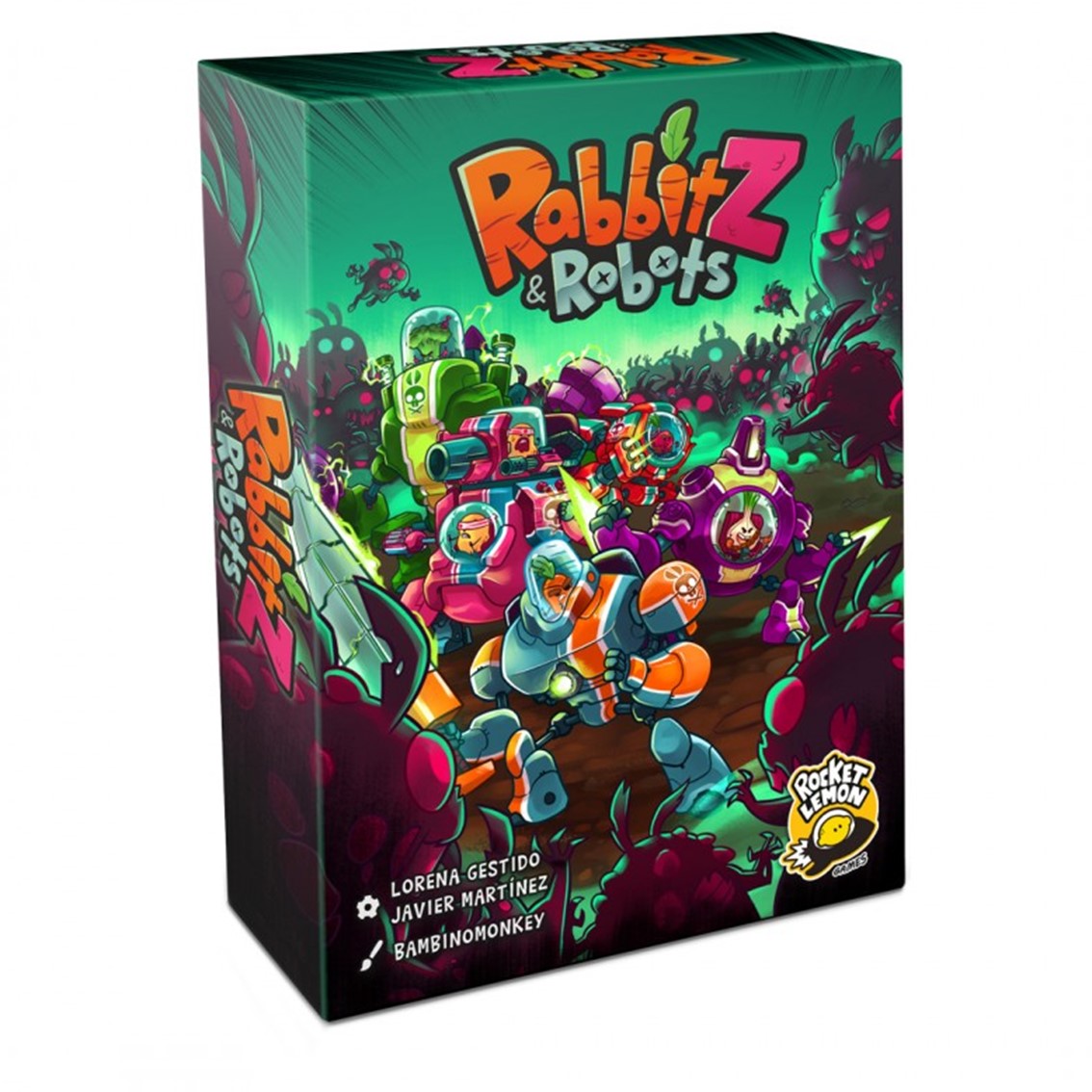 Juego de mesa rabbitz and robots