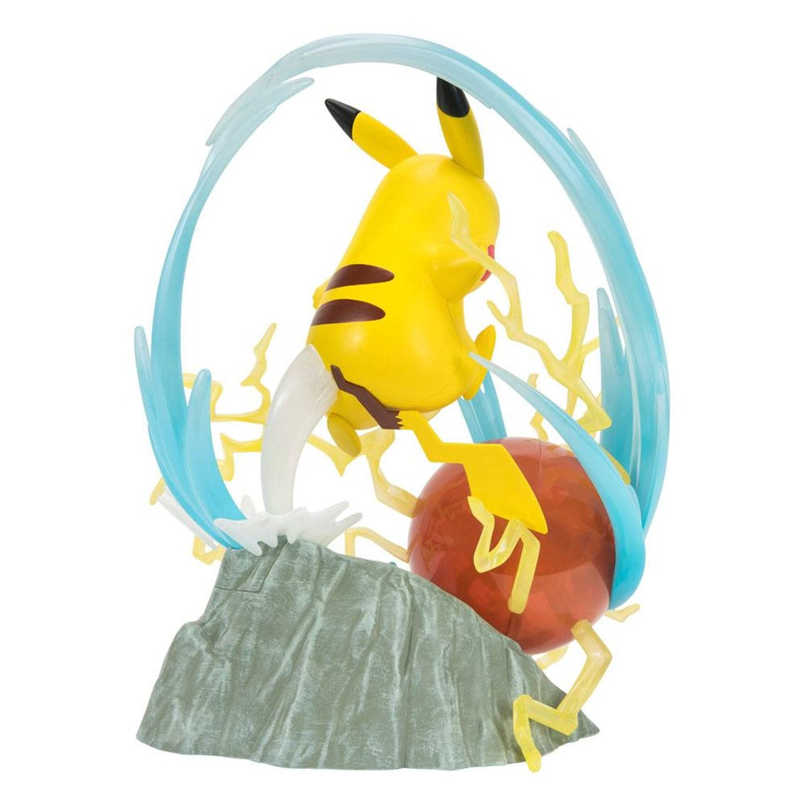 Figura pokemon 25 aniversario con iluminación deluxe pikachu