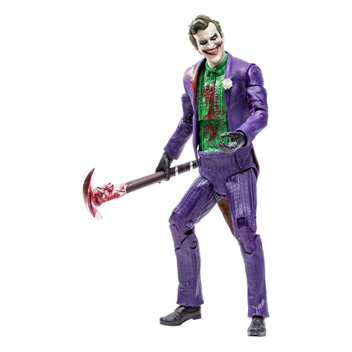 Figura mcfarlane toys mortal kombat 11 the joker -  bloody