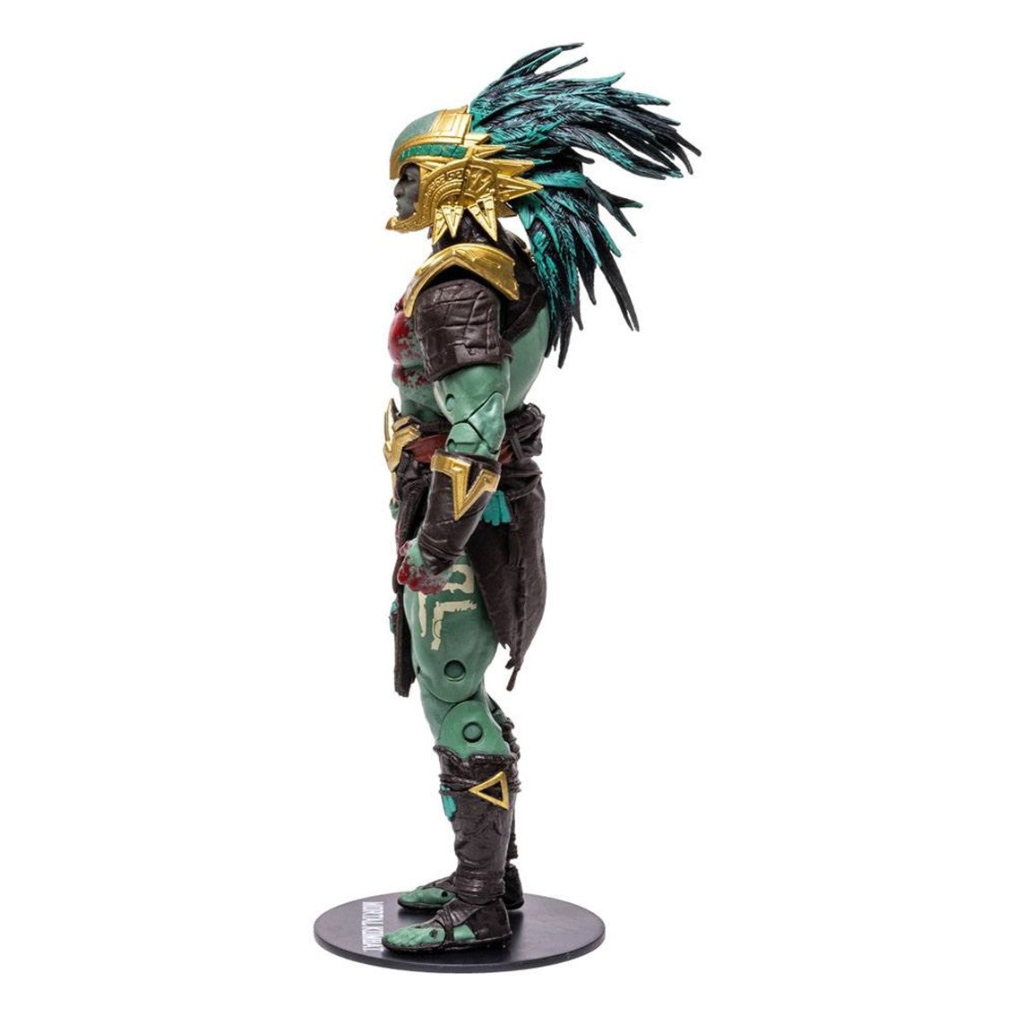 Figura mcfarlane toys mortal kombat kotal kahn (sangriento)