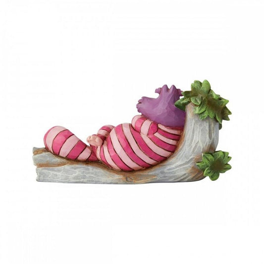 Figura enesco disney alicia en el pais de las maravillas cheshire tumbado