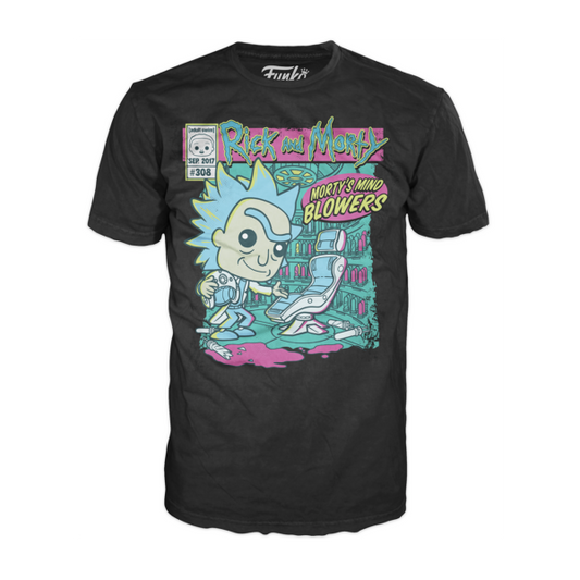 Camiseta funko series tv rick & morty morty mind blowers 64530