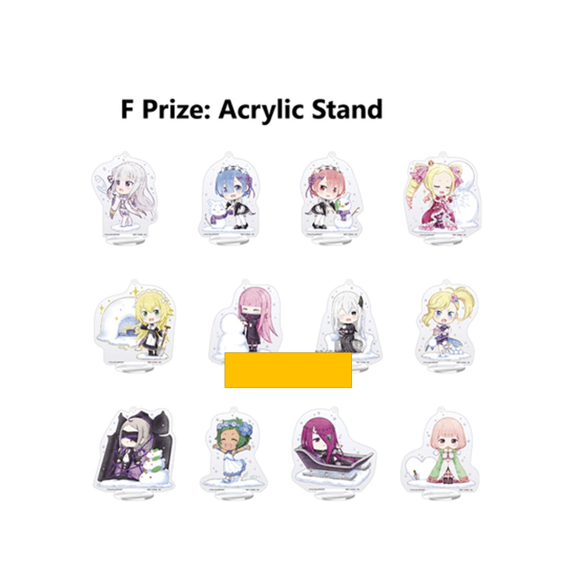 Ichiban kuji banpresto re zero girls who landed