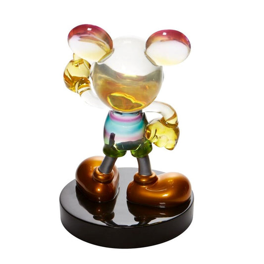 Figura resina enesco disney mickey & minnie grand jester mickey mouse