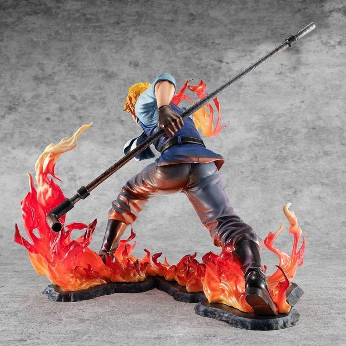 Figura megahouse one piece sabo fire fist inheritance p.o.p. edicion limitada