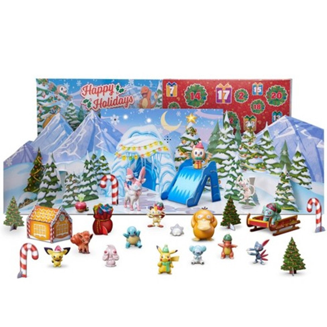 Calendario adviento pokemon deluxe holiday version de - fr - nl