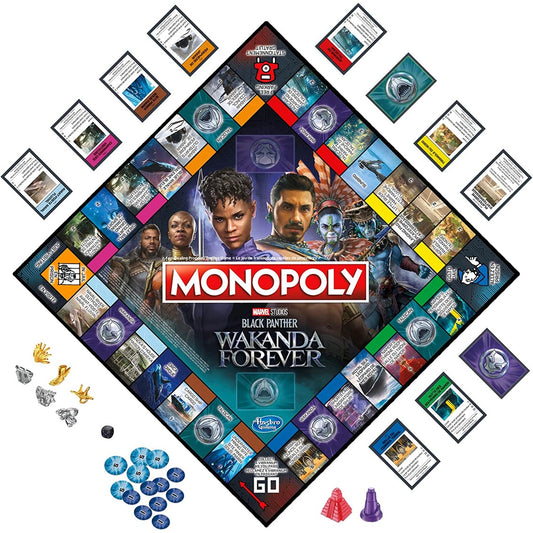 Juego de mesa monopoly black panther