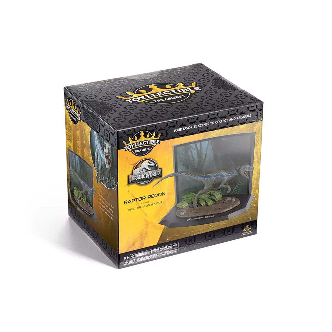 Figura the noble collection toyllectible treasures jurassic world blue