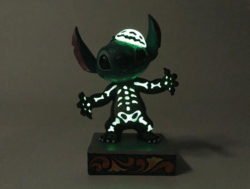 Figura enesco disney stitch traje de esqueleto