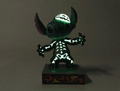 Figura enesco disney stitch traje de esqueleto
