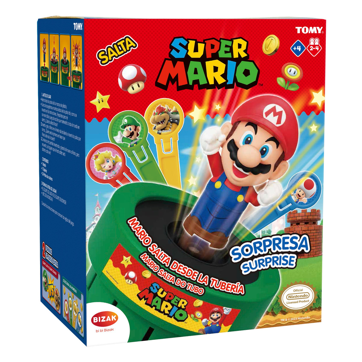 Figura super mario salta