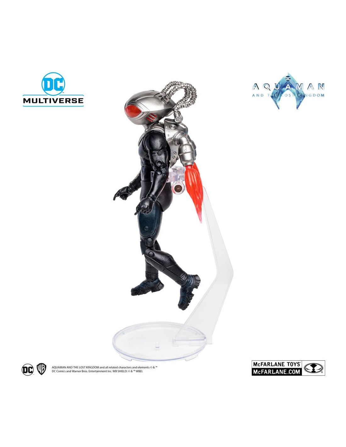 Figura mcfarlane toys dc aquaman 2 movie 7in -  black manta