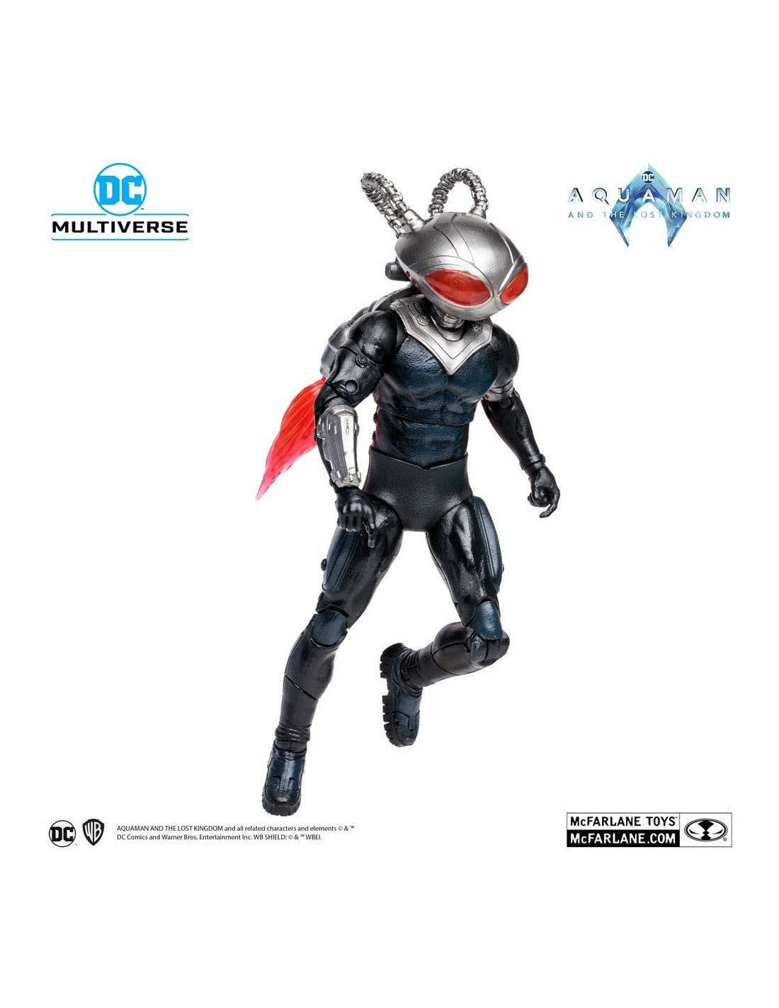 Figura mcfarlane toys dc aquaman 2 movie 7in -  black manta