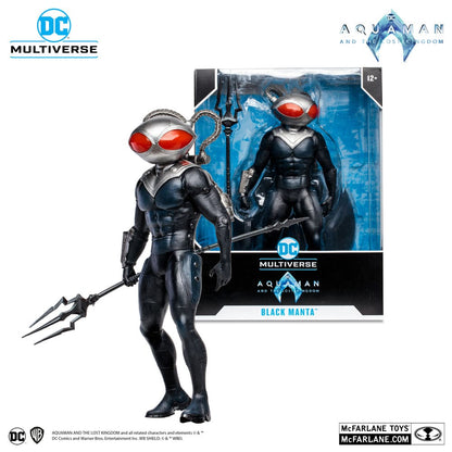 Figura mcfarlane toys dc aquaman 2 movie 12in -  black manta
