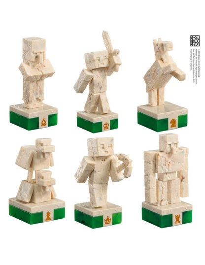 Juego de mesa ajedrez the noble collection minecraft héroes vs. criaturas