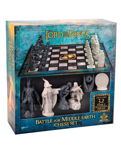 Juego de mesa ajedrez the noble collection el señor de los anillos