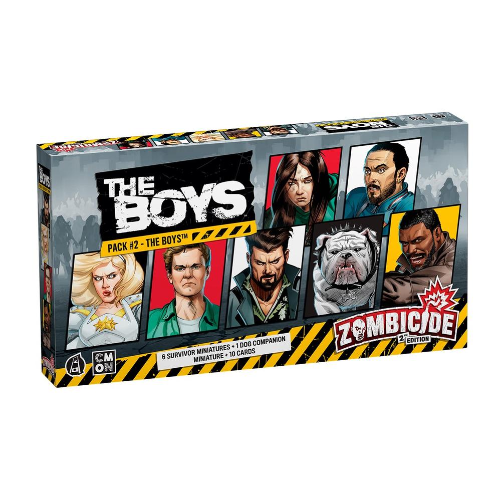 Juego de mesa zombicide 2e: the boys pack #2 the boys edad recomendada 14 años