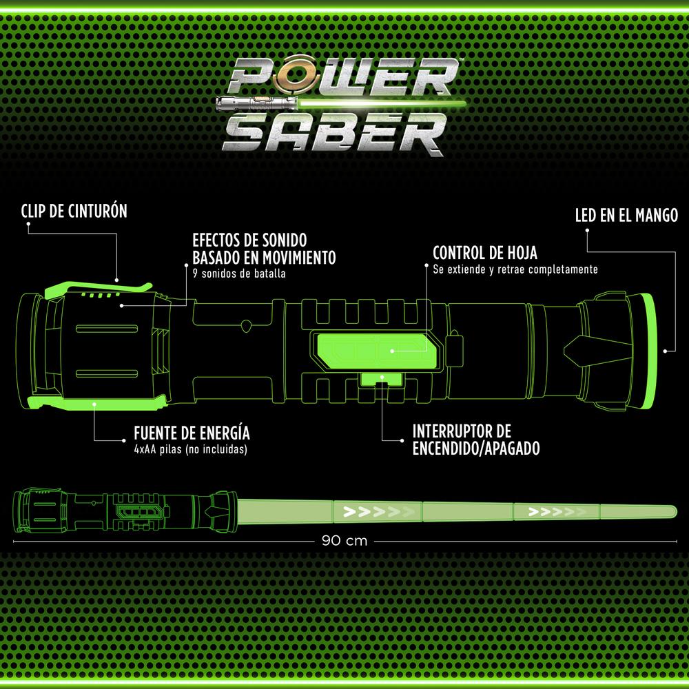 Power saber verde